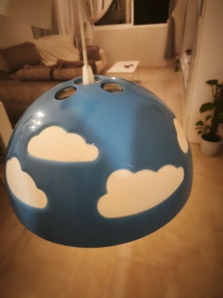 Lámpara Infantil de Techo con Nubes