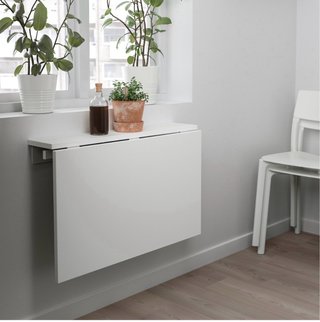 Mesa Plegable de Pared Blanca