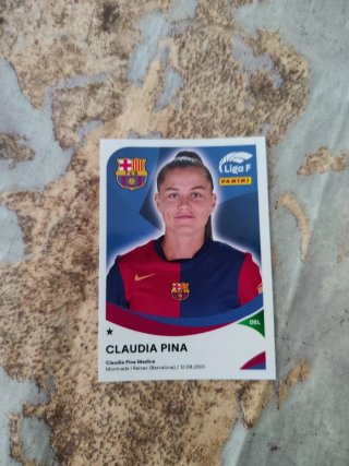 Cromo Panini Liga F Claudia Pina