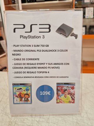 Consola PlayStation 3 (PS3) con accesorios