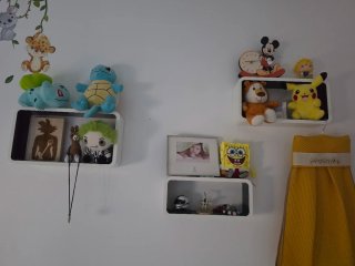 Juego de estanterías decorativas