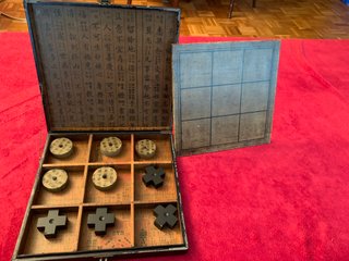 Juego de mesa chino de madera