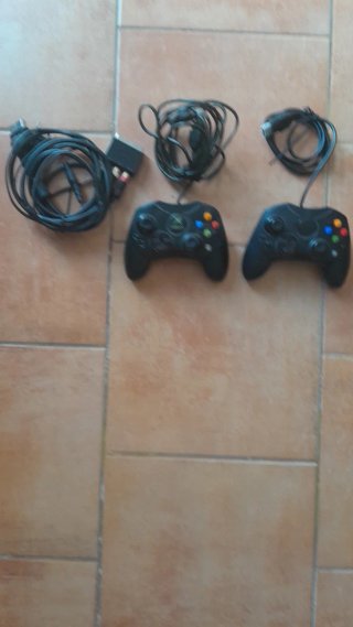 Mando xbox clasica+cables