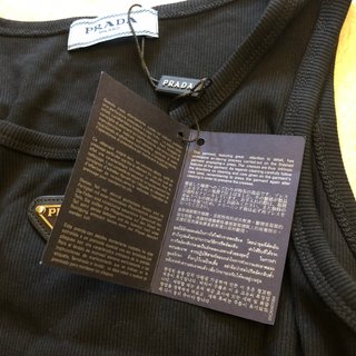 Top Prada Negro Mujer