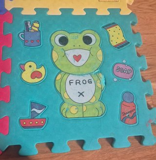 Alfombra Puzzle Bebé Animales Educativa