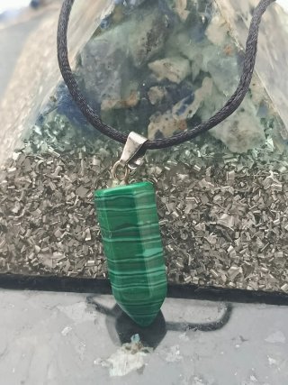 OFERTA!! Colgante péndulo de Piedra malaquita