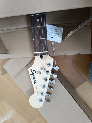 Guitarra Eléctrica Squier Stratocaster Negra
