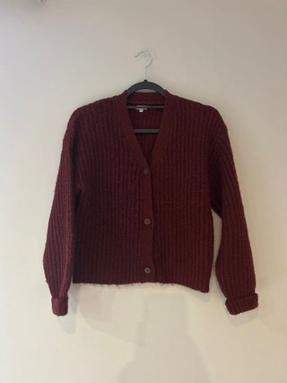 CHAQUETA LANA BURDEOS