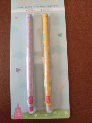 Set 2 penne cancellabili Legami Happy Easter