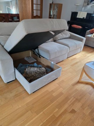 Sofá con Chaise Longue 3 Plazas