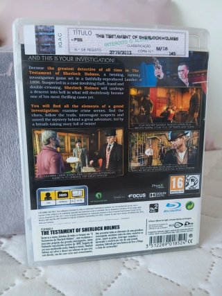 The Testament of Sherlock Holmes PS3 Completo