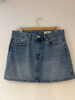 Falda vaquera azul Talla M