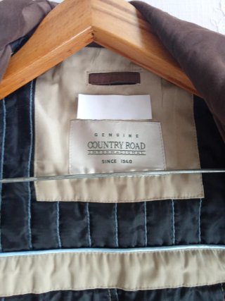 Chaqueta Country Road Beige y Marrón Talla M