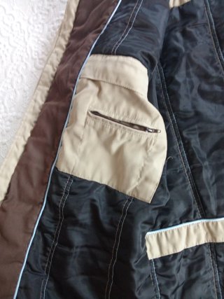 Chaqueta Country Road Beige y Marrón Talla M