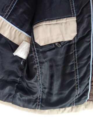 Chaqueta Country Road Beige y Marrón Talla M