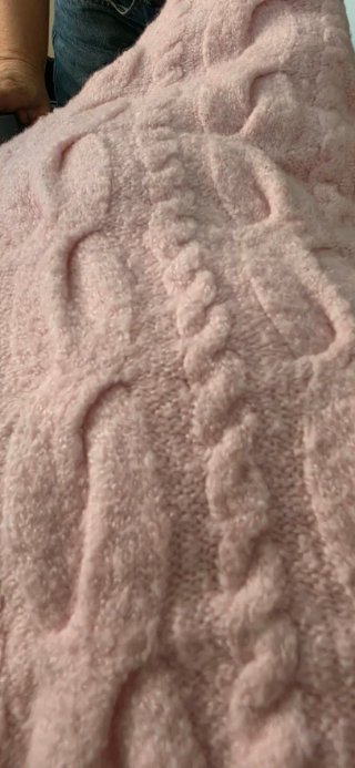 Suéter Rosa de Punto Bershka
