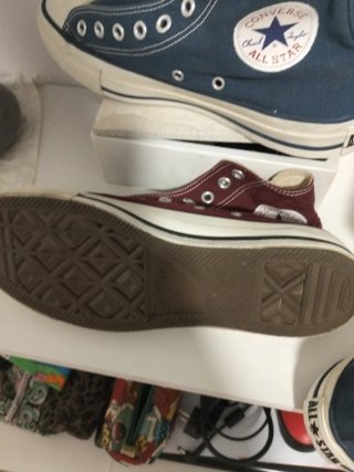 Converse All Star Azul nueva Marino y granate