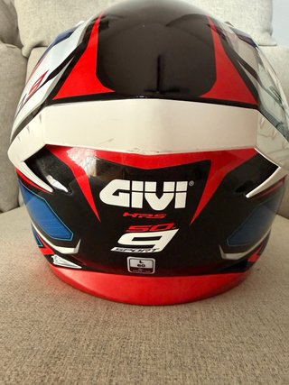Casco Moto Givi Rojo