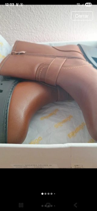 Botas Dospies Mujer Talla 39 Marrón