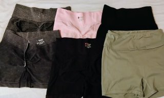 Pack 6 Leggings Cortos gym. Regalo sujetador