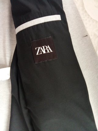 Chaqueta Zara Gris Hombre