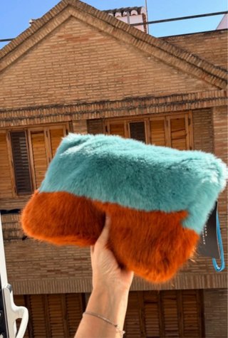Bolso Zara de Pelo Multicolor