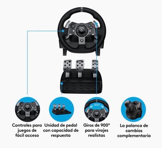 Volante Logitech G920+Palanca de Cambio y asiento