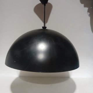 Lámpara colgante negra 45 cm