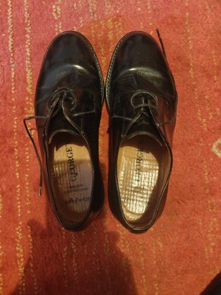Zapatos George's Hombre Negros Hechos a Mano