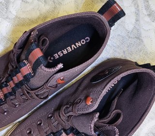 Zapatillas Converse Altas Marrones Talla 44.5