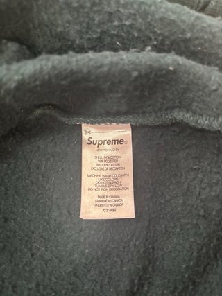 Sudadera Supreme Box Logo Verde Talla XL