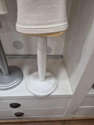 Maniquí T-2 Beige y Blanco