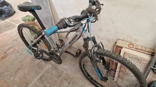 Bicicleta de Montaña Rockrider Gris