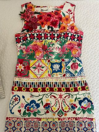 Vestido Desigual Multicolor Talla S