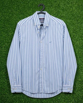 Camisa Sacoor Brothers Slim Fit Azul