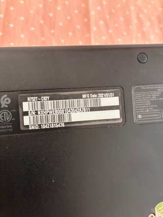 Chromebook Acer Negro
