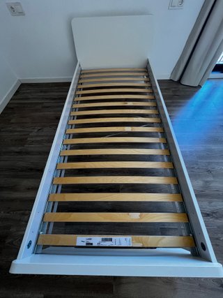 Cama IKEA ASKVOLL (90x200) + Colchón opcional