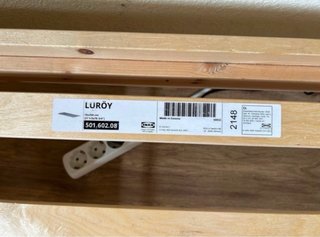 Somier Ikea 140cm Madera