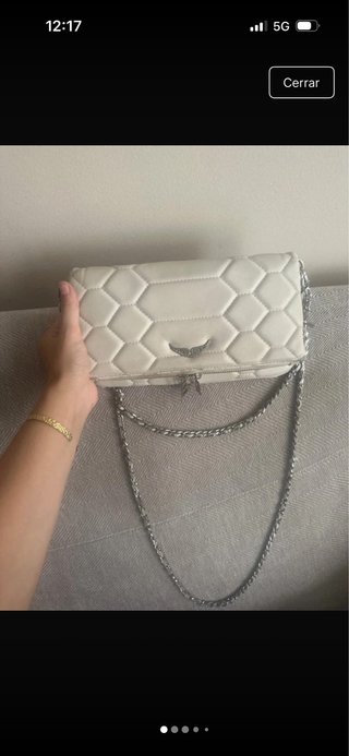 Bolso Zadig & Voltaire Acolchado Blanco