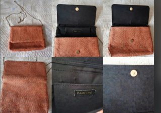 Bolso rafia naranja Parfois