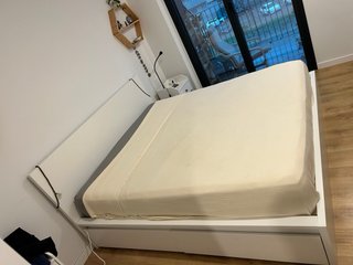 Cama Malm con 4 cajones 180x200