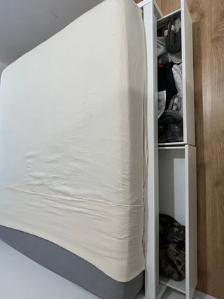 Cama Malm con 4 cajones 180x200