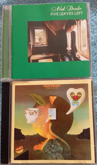 Lote 2 CDs Nick Drake: Five Leaves Left, Pink Moon