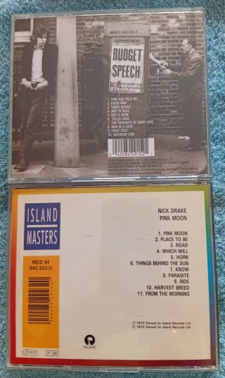 Lote 2 CDs Nick Drake: Five Leaves Left, Pink Moon
