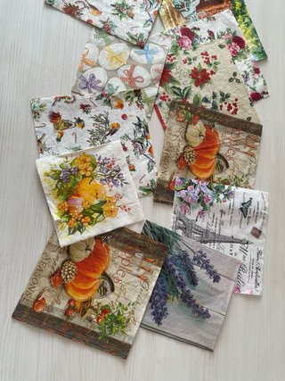 Lote de servilletas para decoupage