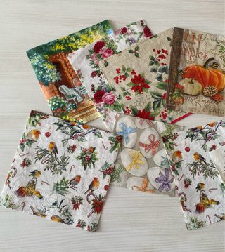Lote de servilletas para decoupage