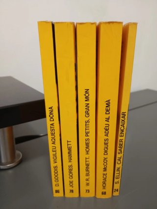 Lot 5 Llibres Novela Negra - La Cua de Palla