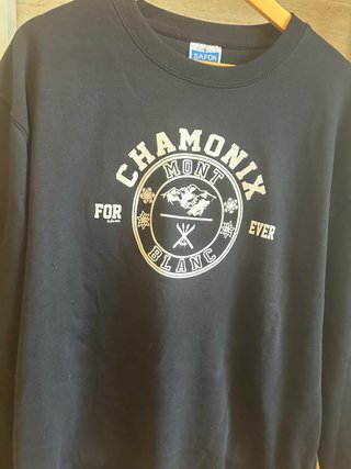 Sudadera Chamonix Mont Blanc Negra Talla L