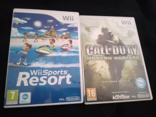 Lotto 2 Giochi Nintendo Wii call of duty wii sport