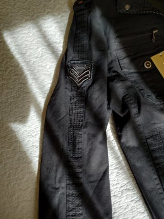 Chaqueta Militar 77City Negra Talla XXL